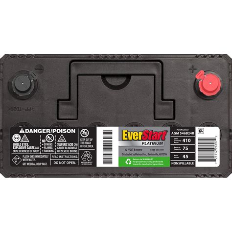 EverStart Platinum AGM Automotive Battery, Group Size 24F, 46% OFF