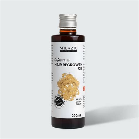 Buy Natural Hair Regrowth Oil 200ML Online | Shlazio