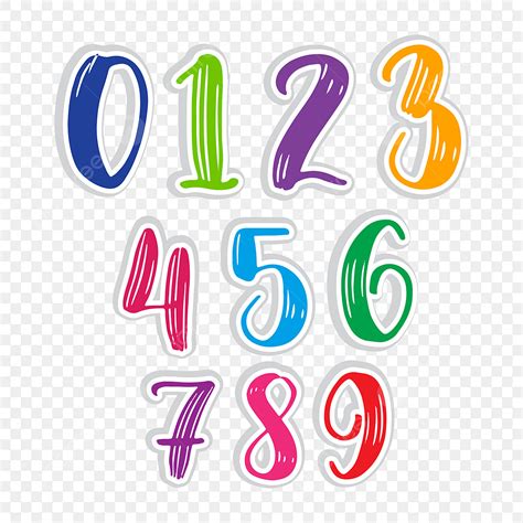 Numbers Clip Art
