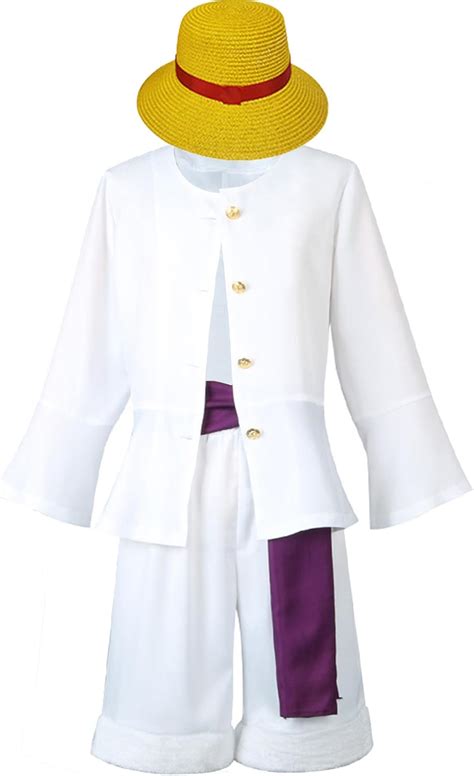 SXBAN Anime One Piece Luffy Cosplay Costume Gear 5 India | Ubuy