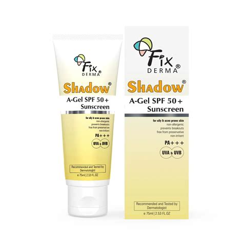 Fixderma Shadow A gel SPF 50+ Sunscreen – Fixderma Skincare