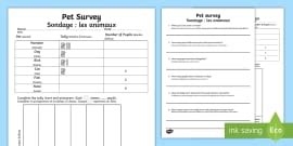 Countries Visited Survey Worksheet / Worksheet - Twinkl