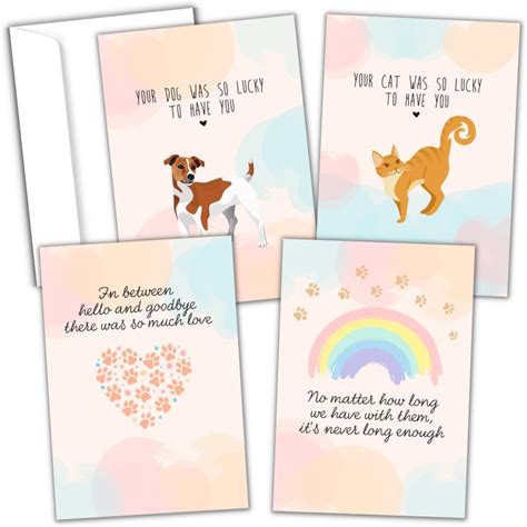 Hat Acrobat 16 Pet Sympathy Cards for Dogs, Cats India | Ubuy