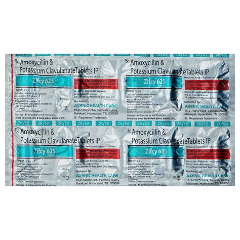 Zifcy 625 mg Tablet | Uses, Side Effects, Price | Apollo Pharmacy