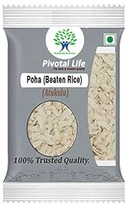 Pivotal Life Poha, Beaten Rice, Atukulu 100g : Amazon.in: Grocery ...