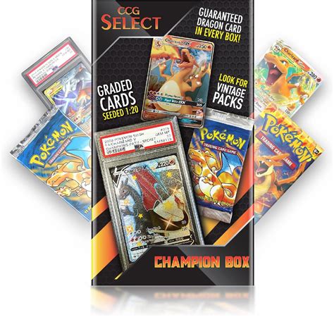 Buy CCG Select Charizard Champion Pokemon Mystery Box w/ 3 Booster ...