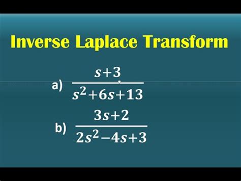 Inverse Laplace Transform Video Lecture - Mathematics Optional Notes ...