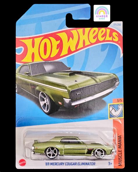 Hot Wheels 1969 Mercury Cougar Eliminator - Green - Buy At Kinder Logs