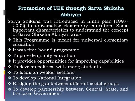 Universalization of elementary education | PPTX