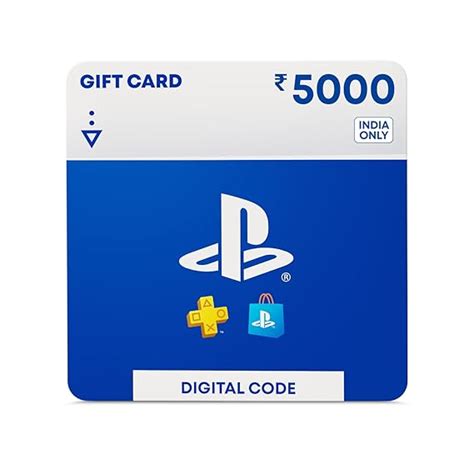 Rs.5000 Sony PlayStation Store Gift Card (Email Delivery in 1 hour ...