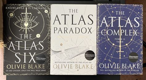 The Atlas Six Trilogy Olivie Blake Waterstones Signed Dated Located ...