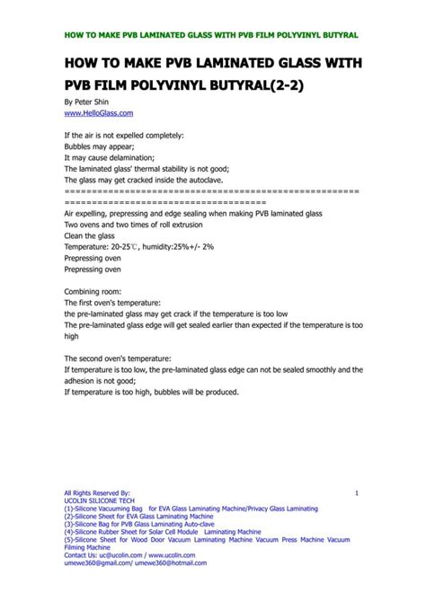 Image result for PVB Production Process