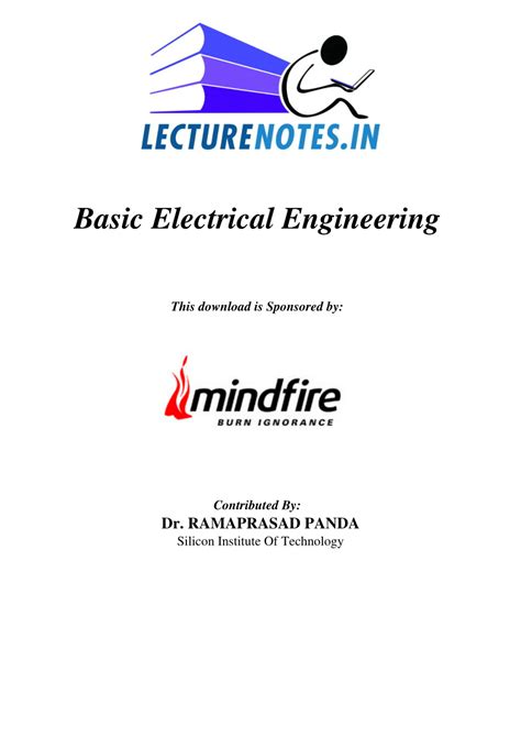 Introduction to Basic Electrical Engineering 的图像结果