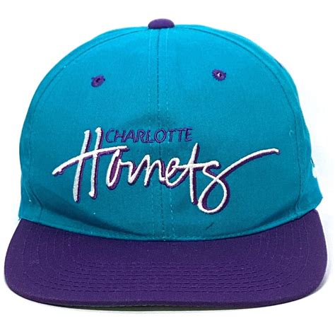 Vintage Charlotte Hornets Snapback Hat Cap Nba Basketball 90s - Etsy