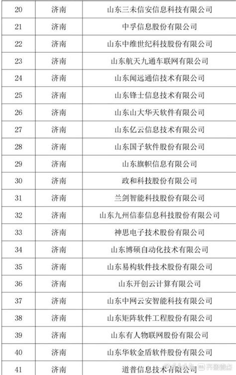 这份名单，济南企业占据全省“半壁江山”_软件_山东省_发展