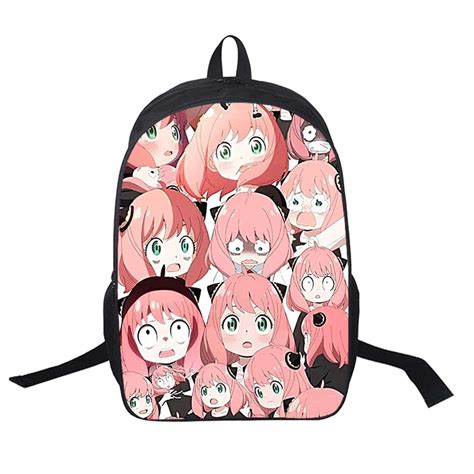 USB Backpack Spy X Family Yor Anya Anime School Bags Bookbag – CRAZE