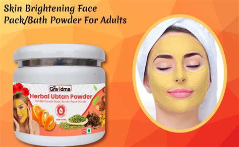 ByGrandma Skin Brightening Face Pack/Bath Powder For Adults | Homemade ...