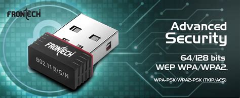 Frontech 150Mbps USB WiFi Dongle | Wireless Adapter for Desktop and ...