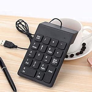 Amazon.in: Buy RuhZa Wired Numeric Keypad, Ultra Slim Number Pad with ...