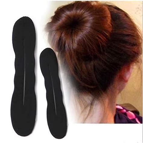 VSAKSH Women Girls Magic Hair Styling Tool Sponge Hair Donut Bun Maker ...