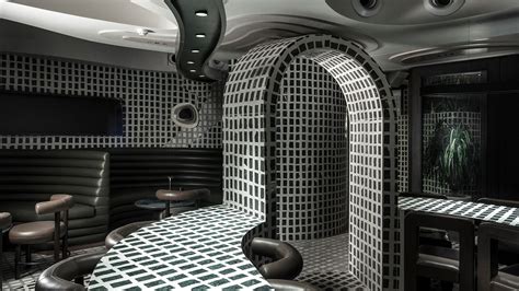 Travel through a terrazzo maze at this pan-Asian restaurant in ...