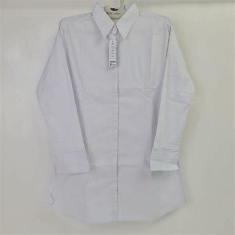 Jual Kemeja Kerja Kantor Wanita Lengan Panjang BUNDA - Putih Muslim, 5L ...