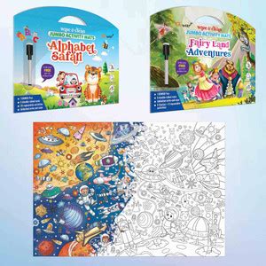 GO WOO ALPHABET, FAIRY LAND ADVENTURES ACTIVITY MATS, GIANT SPACE ...