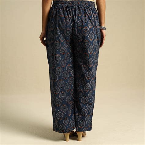 Block Print Cotton Ajrakh Palazzo