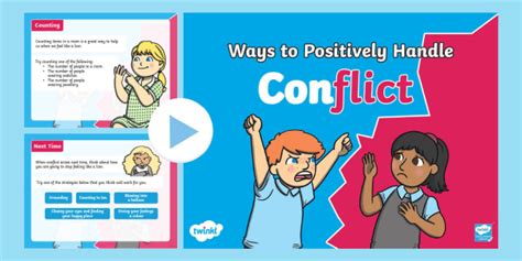 Ways to Positively Handle Conflict PowerPoint (teacher made)