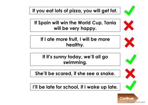 First Conditional Games ESL 的图像结果