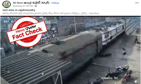 Fact Check: Viral video of speeding train smashing motorbike but ...