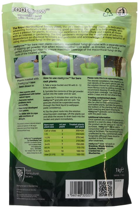 Plantworks Ltd RG1000GEL Empathy RHS 1Kg Rootgrow Mycorrhizal Fungi ...