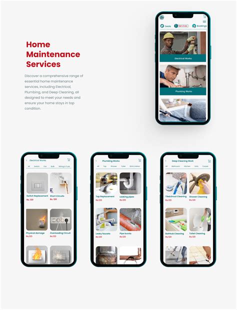 Pro Repair | Home Maintenance App | UX / UI Case Study :: Behance