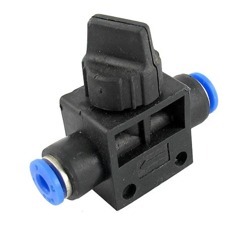 4mm Pipe Connect T-Joint 2-Way Flow Limiting Pneumatic Valve Speed ...