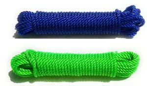 Kaizen Enterprises Nylon Rope/Cloth Hanging Rope/Clothesline 12m Nylon ...