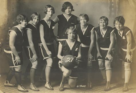 Lot - Vintage Photo Women Basketball Team, 1920s