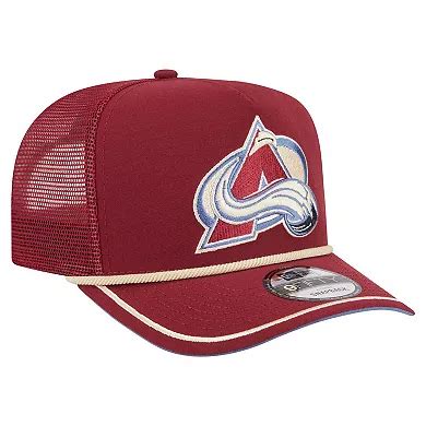 Men's New Era Burgundy Colorado Avalanche Vintage Team Rope A-Frame ...