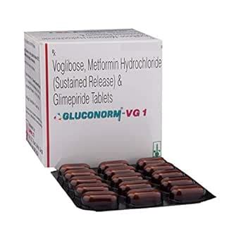 Gluconorm Vg 1 - Strip of 15 Tablets : Amazon.in: Health & Personal Care