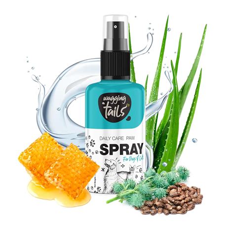 Wagging Tails Daily Care Paw Spray for Summer Walk- 100ml for Dirty ...