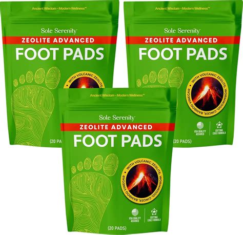 Zeolite Sole Serenity Detox Foot Pads Heavy Metals, Plastic Pollutants – Lure Essentials