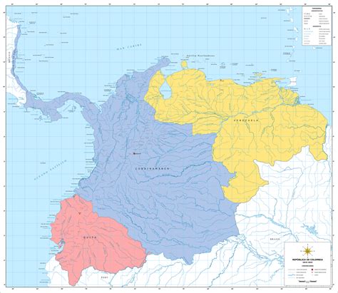 Mapa Político De La Gran Colombia Mapa De Colombia – FNXR
