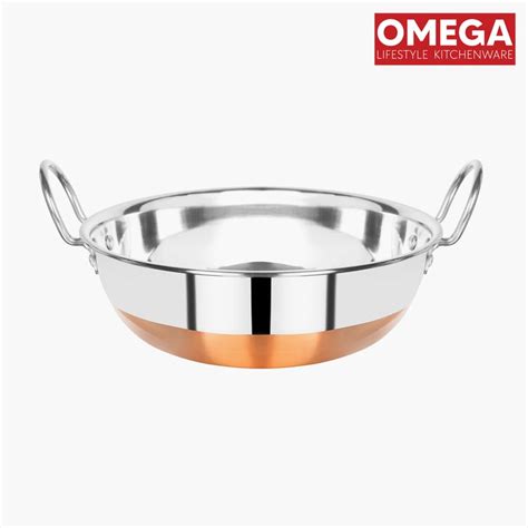 Buy OMEGA 7Pcs Stainless Steel Copper Bottom Cookware Set from Omega at ...