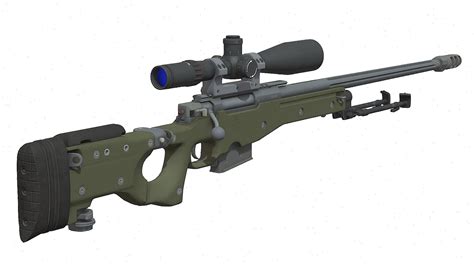 bolt-action sniper rifle AI-AWM - 3D model by momsboxtv [9dc658f ...