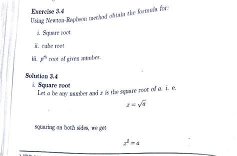 Algebraic and transcendental equations Part 5 - Exercise 3. Using ...