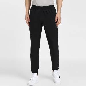ADIDAS Solid Men Black Track Pants - Buy ADIDAS Solid Men Black Track ...