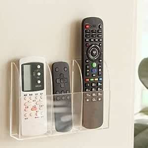 Buy Acrylic Wall Mounted TV Remote Stand For Home Remote Holders ...