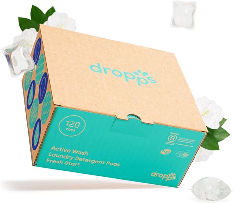 Amazon.com: Dropps Sensitive Skin Laundry Detergent Pods: Fresh Air | 64 Count | HE Compatible ...