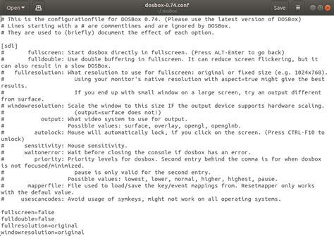 DOSBox Config File Location 的图像结果