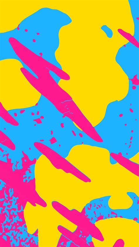 Download Abstract Yellow Blue Pink Splashes Wallpaper | Wallpapers.com
