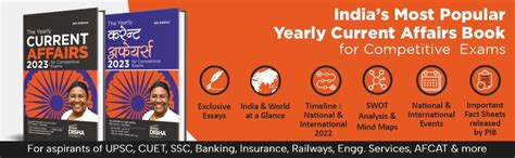 Buy The Yearly Current Affairs 2023 for Competitive Exams - 8th Edition ...